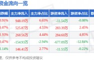 股票行情快报：蓝海华腾（300484）2月11日主力资金净买入948.19万元