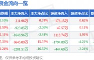 股票行情快报：远程股份（002692）4月13日主力资金净买入211.96万元