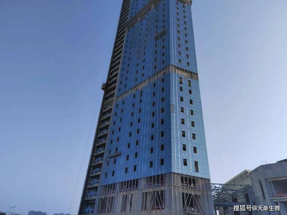 商丘市金融中心工程进展 3月14日