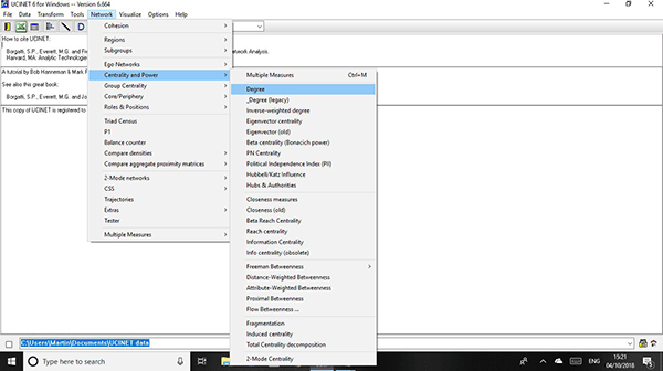 UCINET —社会网络分析软件